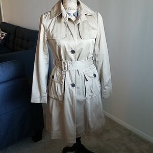 New York & Company Tan Trench Coat